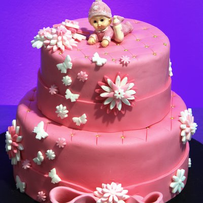 Baptême cake by Sylvie