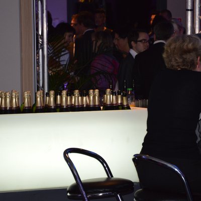 Vue globale Villa Blanche Dunkerque Cocktail voeux Arcelormittal Ice Bar Champagne